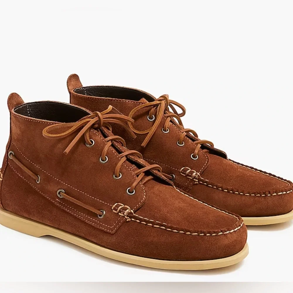 J.crew Factory men’s Chukka boots dark brown new with box size 8.5
